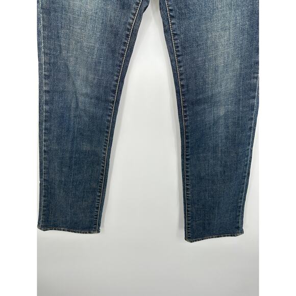 GUESS Mid Rise Dark Wash Bootcut Denim Jeans Stretch Womens Size 28 - Picture 3 of 9